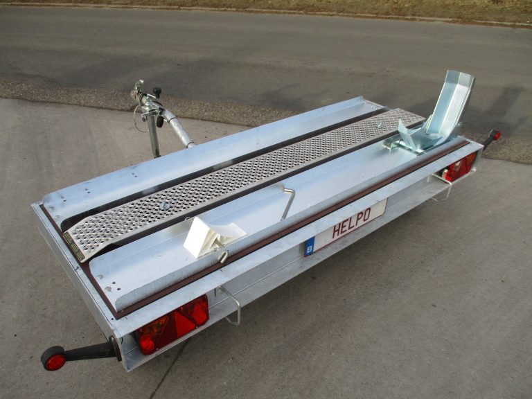 Motor of scooter trailer merk: Helpo, enkel as, htg 750kg, ongeremd, ideaal achter mobilhome