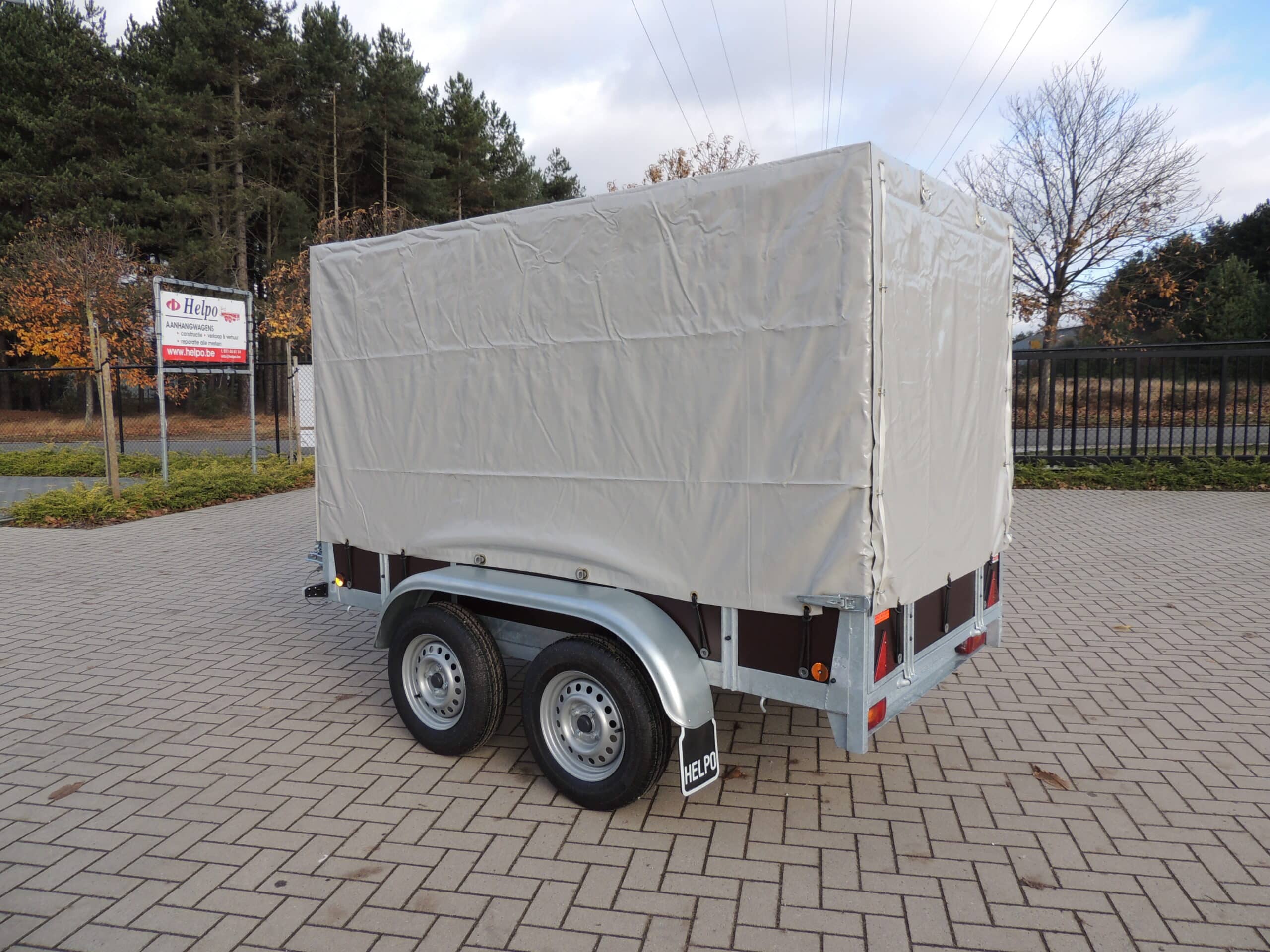 Rova bakwagen houten schotten 307x156cm dubbel as ongeremde 750kg laadvloerhoogte 51cm – 30cm schotten + 10cm rail 6 Rova bakwagen houten schotten 307x156cm dubbel as ongeremde 750kg laadvloerhoogte 51cm – 30cm schotten + 10cm rail - Afbeelding 6