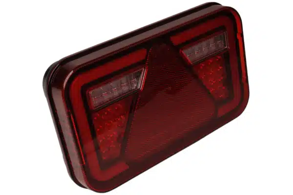 Światło tylne LED Aspöck Multiled IV lewe 8-pin bez oświetlenia tablicy rejestracyjnej ze światłem przeciwmgielnym i światłem cofania