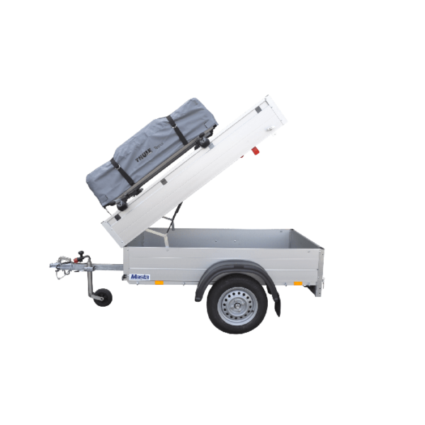Anssems Bagagewagen -  enkel as ongeremd - 251x126cm - GT 750kg - laadvloerhoogte 49 - 48cm H - Afbeelding 3