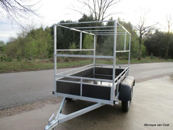 Rova huifstellage-kader verzinkt 258cm x156cm  - aanhangwagen hoogte 150cm - Afbeelding 2