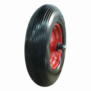 velg en band 4.00x8 lijn + 2.50Ax8 kogellager Ø20 NL75mm 130,0 staal rood karmijnrood RAL 3002