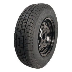 Velg en band 185 R14C Kargomax ST-6000 M+S + 5½Jx14H2 ET30 66,5/112/5 104/102 N staal zwart