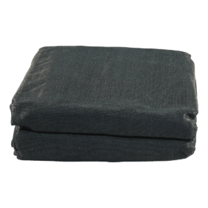 Gaaskleed, premium kwaliteit 5500x2500mm PVC, 350 gr/m2 gitzwart RAL 9005