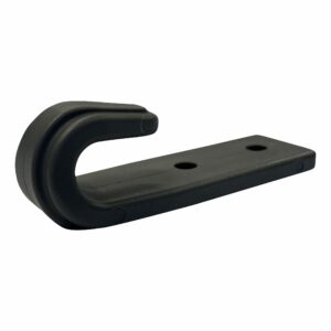 Zig-zag haak polyamide grijs   2G- 2 gaten patroon 25mm cc gaten x20br